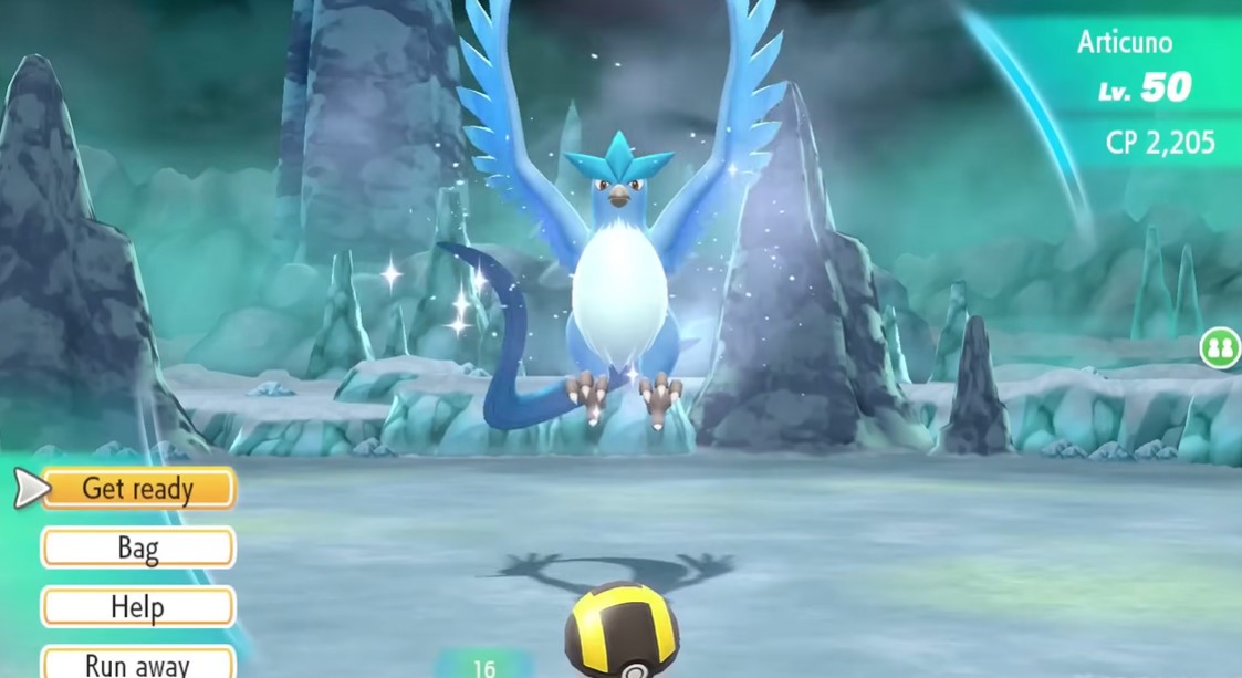 Capturing Articuno